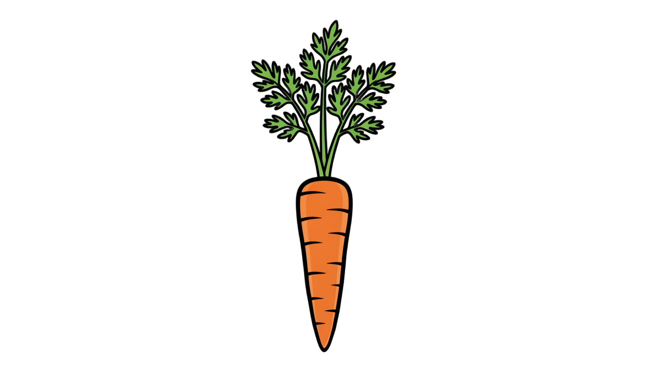 carrot clipart black and white png PNG transparent background