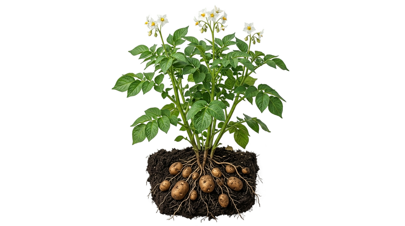 potato plant png PNG transparent background