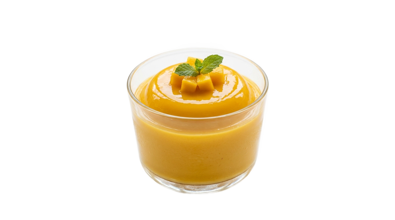 mango pudding png PNG transparent background