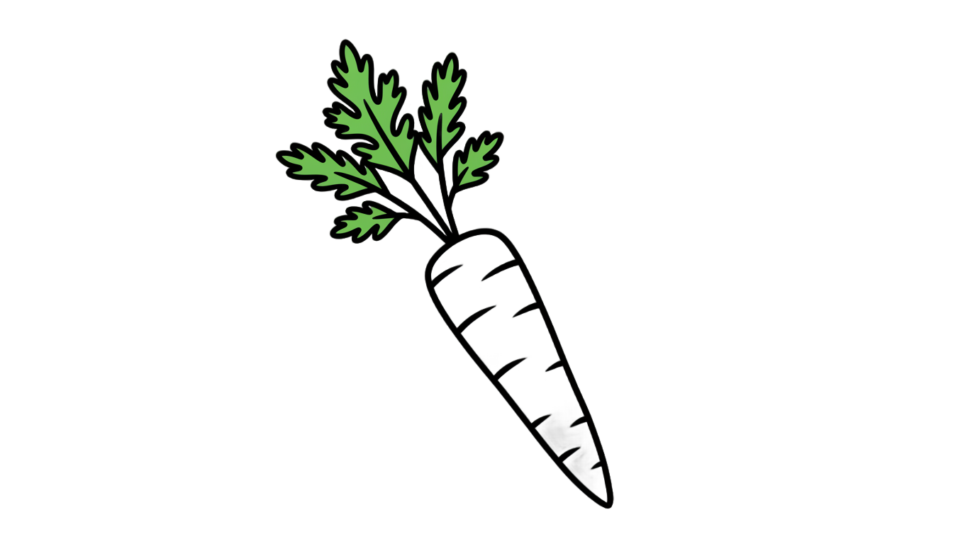 carrot clipart black and white png PNG transparent background