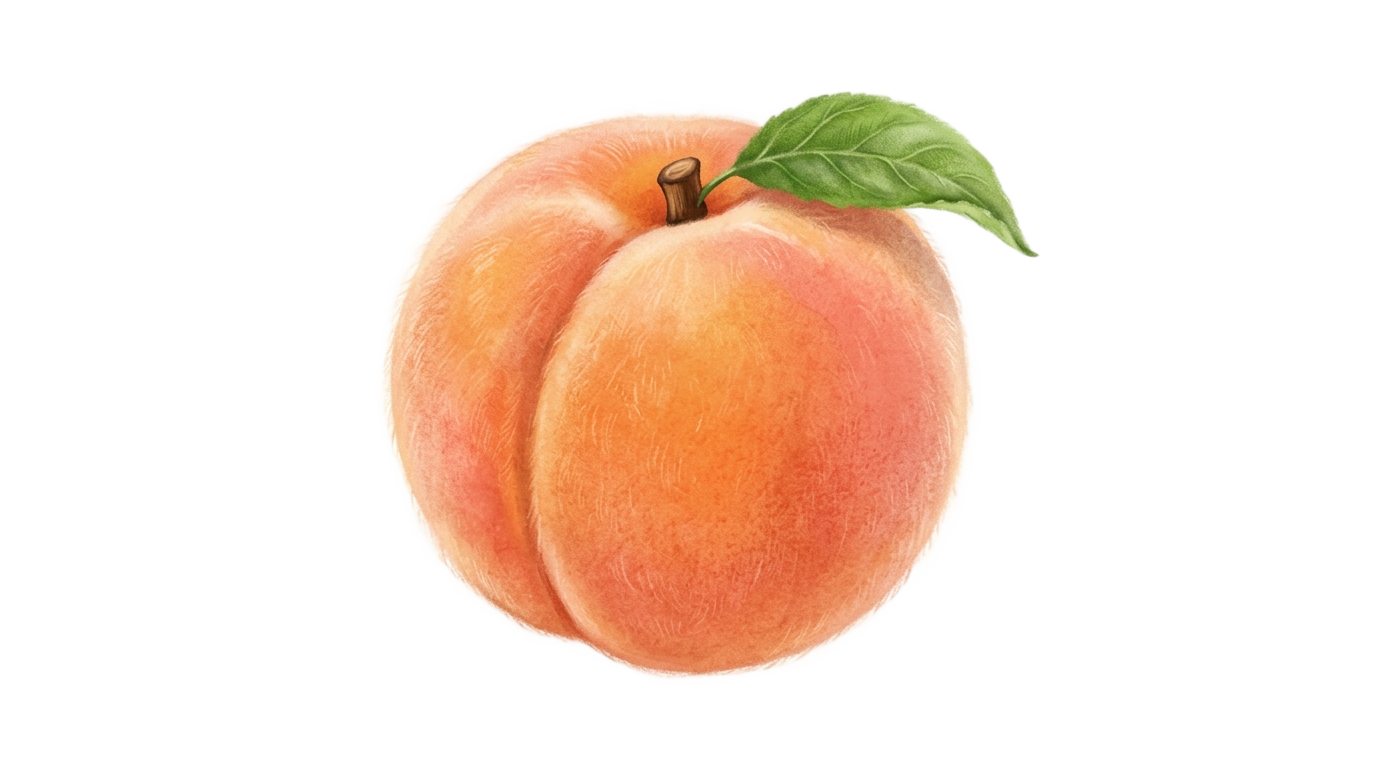 peach illustration png PNG transparent background