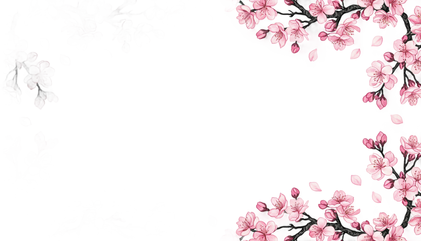 cherry blossom border png PNG transparent background