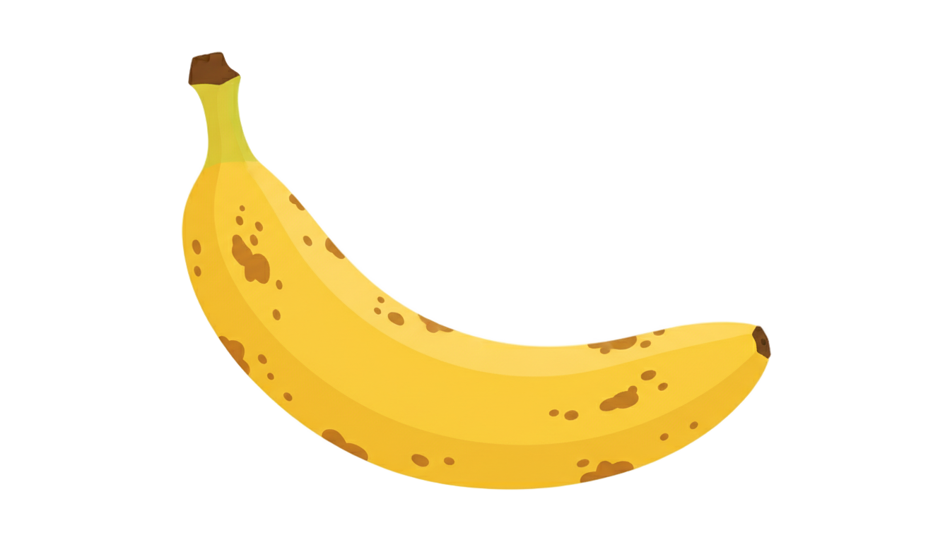 banana 2d png PNG transparent background