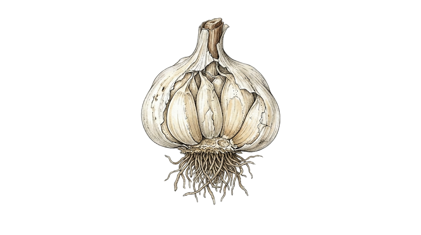 garlic illustration png PNG transparent background