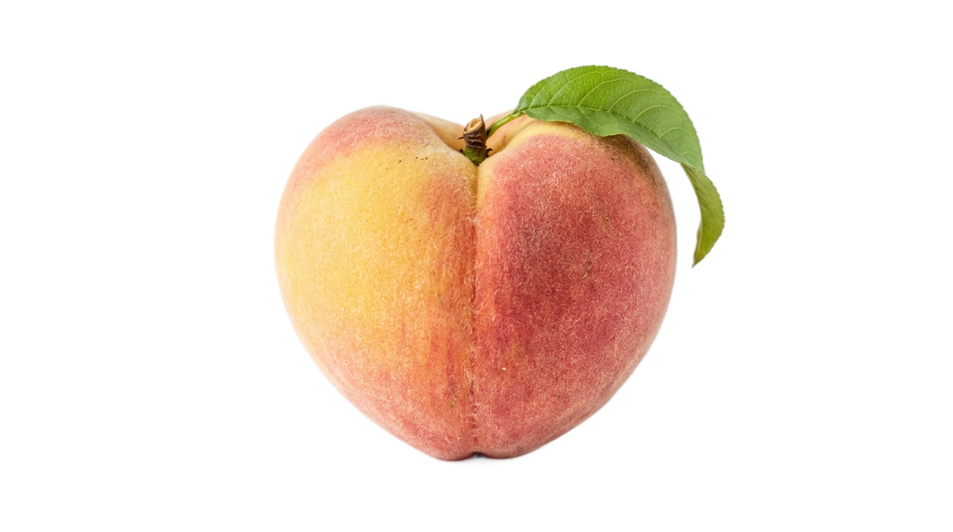 peach heart png PNG transparent background