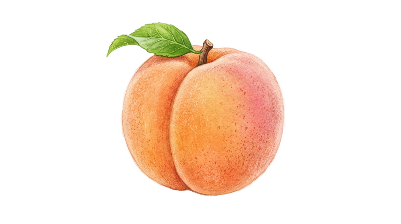 peach illustration png PNG transparent background