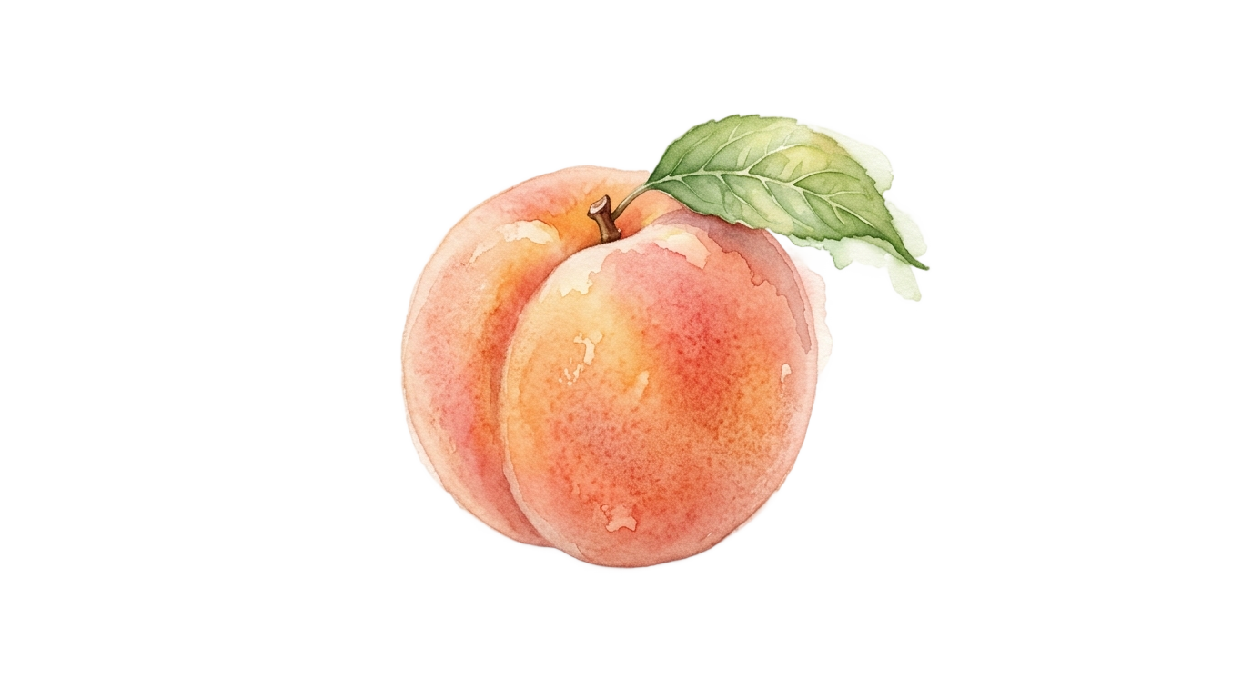 peach watercolor png PNG transparent background