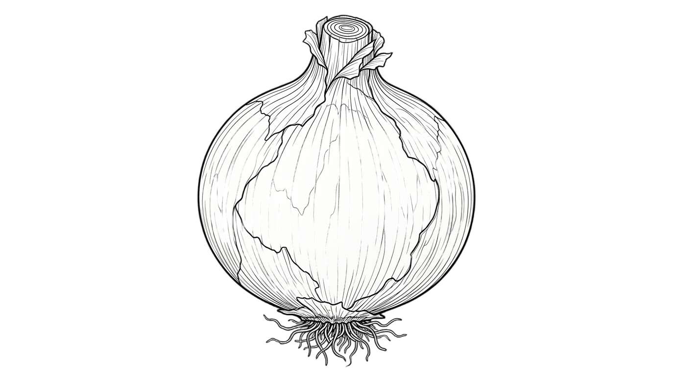 onion outline png PNG transparent background