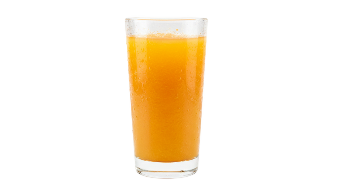 glass of orange juice png PNG transparent background