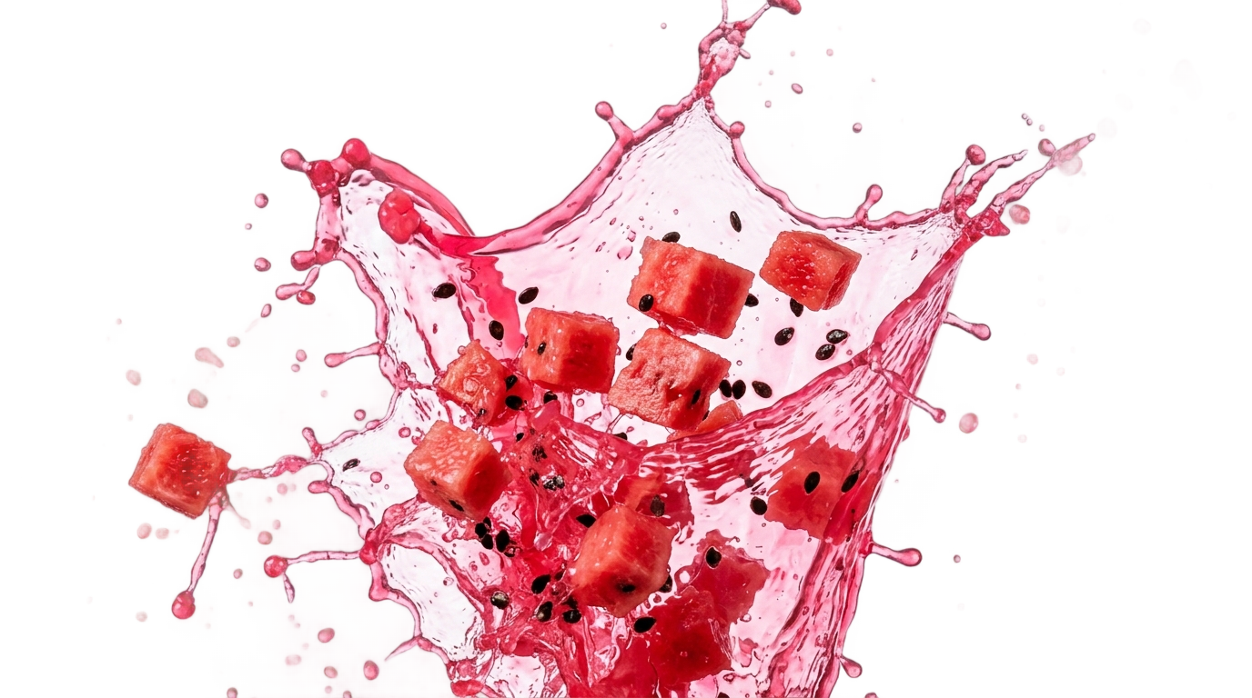 watermelon juice splash png PNG transparent background