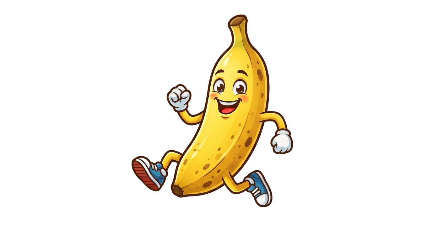 banana stumble guys png PNG transparent background