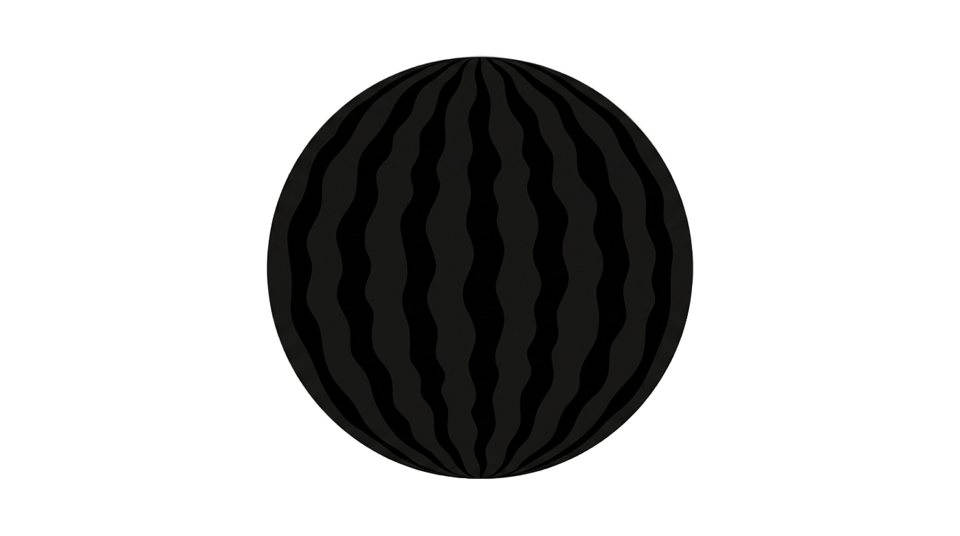watermelon silhouette png PNG transparent background