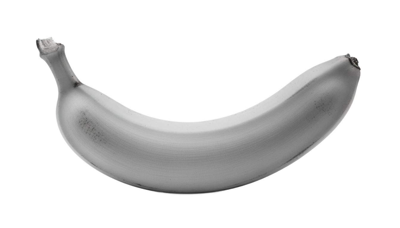 banana png black and white PNG transparent background