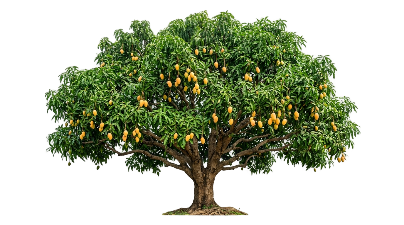 big mango tree png PNG transparent background