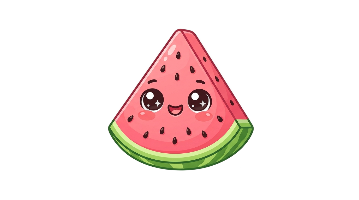 cute watermelon clipart png PNG transparent background