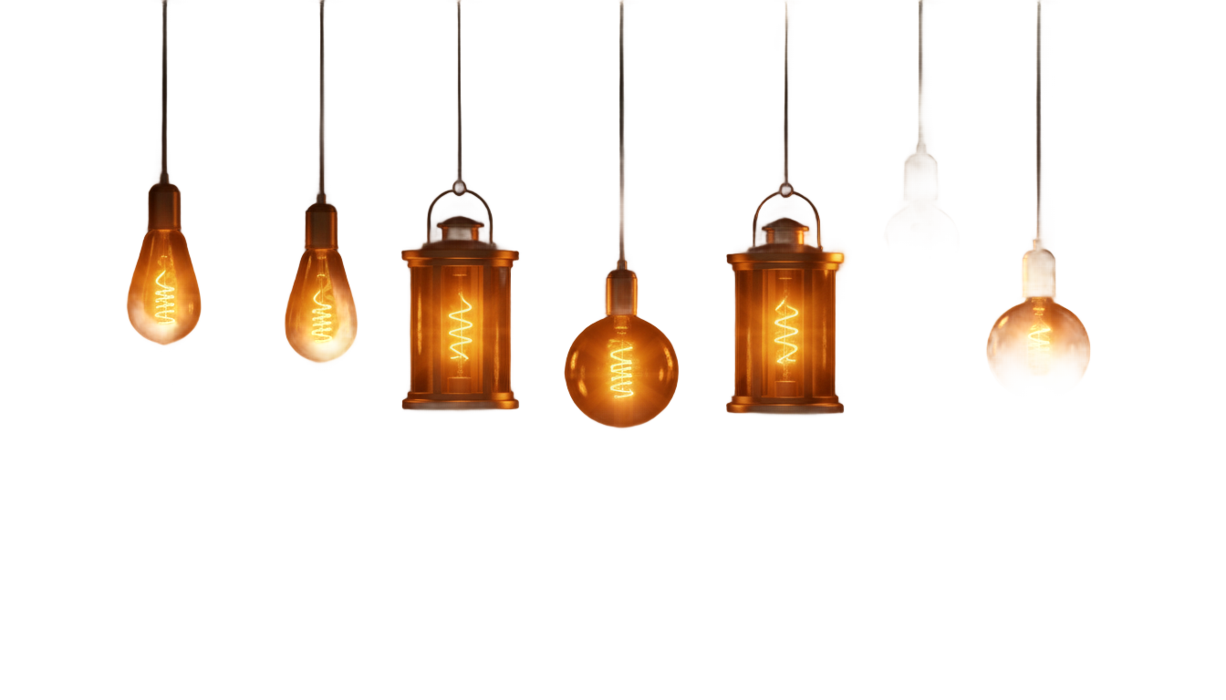 orange lights png PNG transparent background