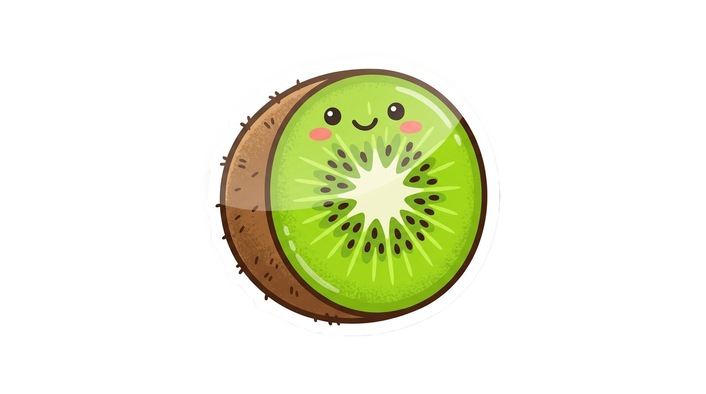 kiwi sticker png PNG transparent background