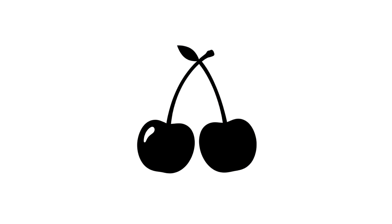 cherry silhouette png PNG transparent background