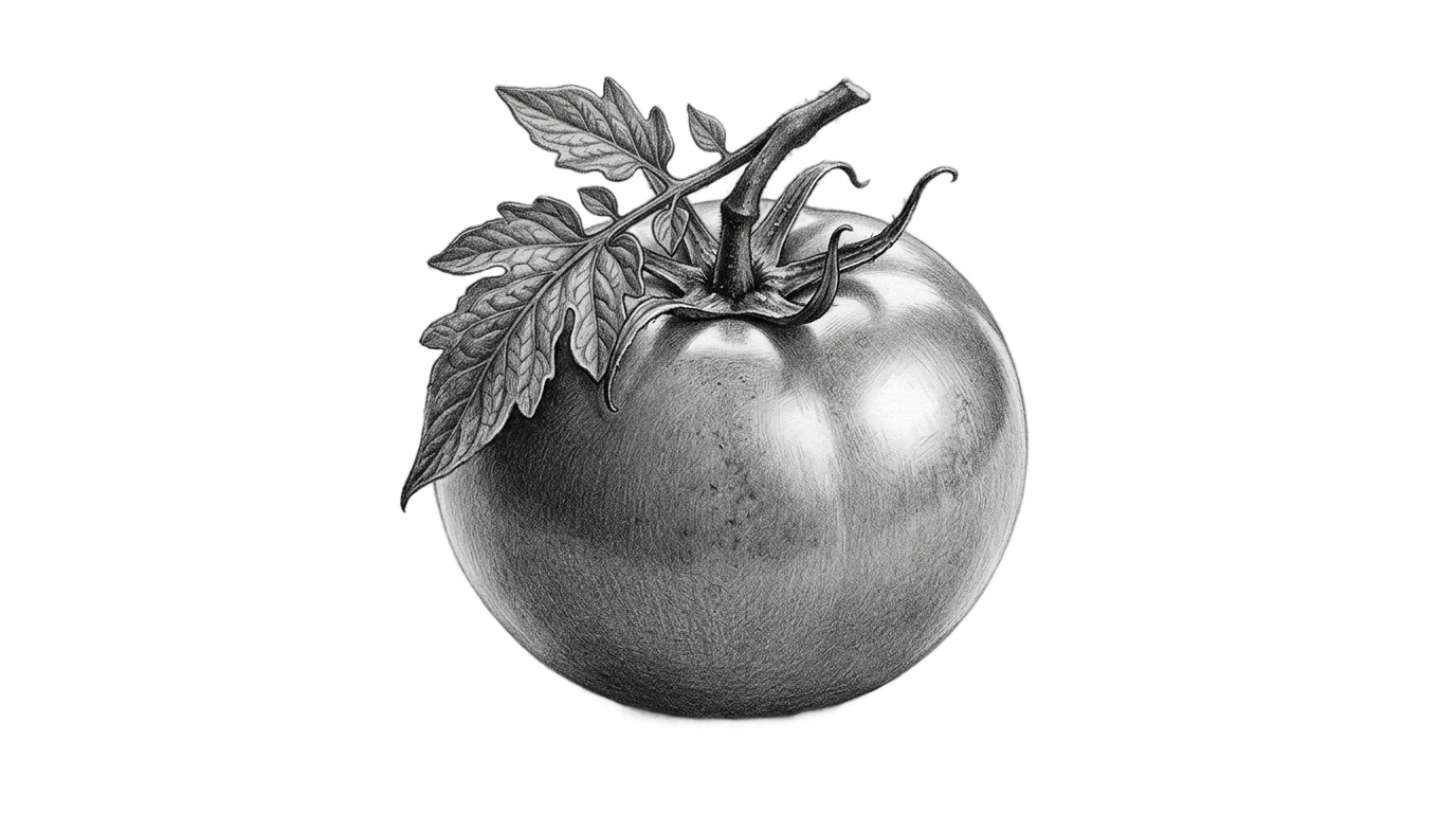 tomato png black and white PNG transparent background