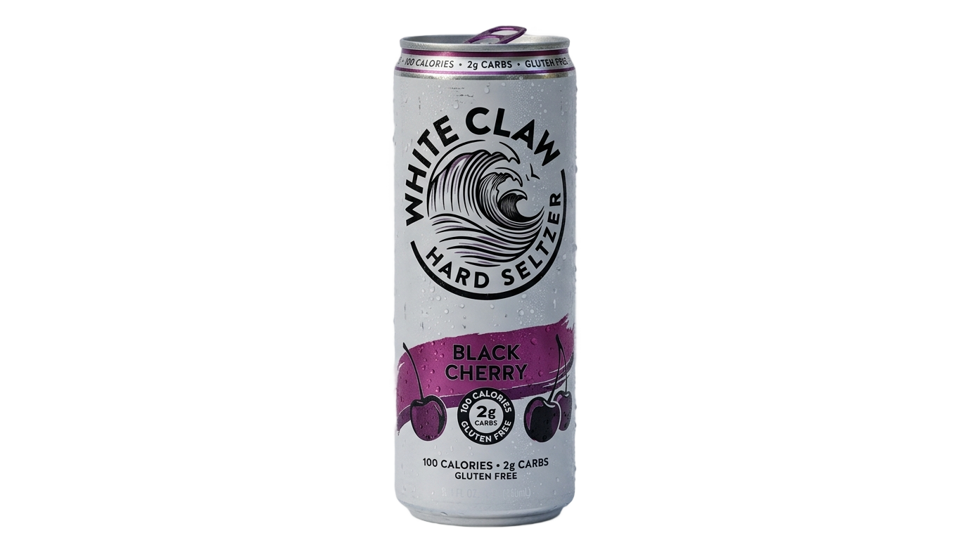 white claw black cherry png PNG transparent background