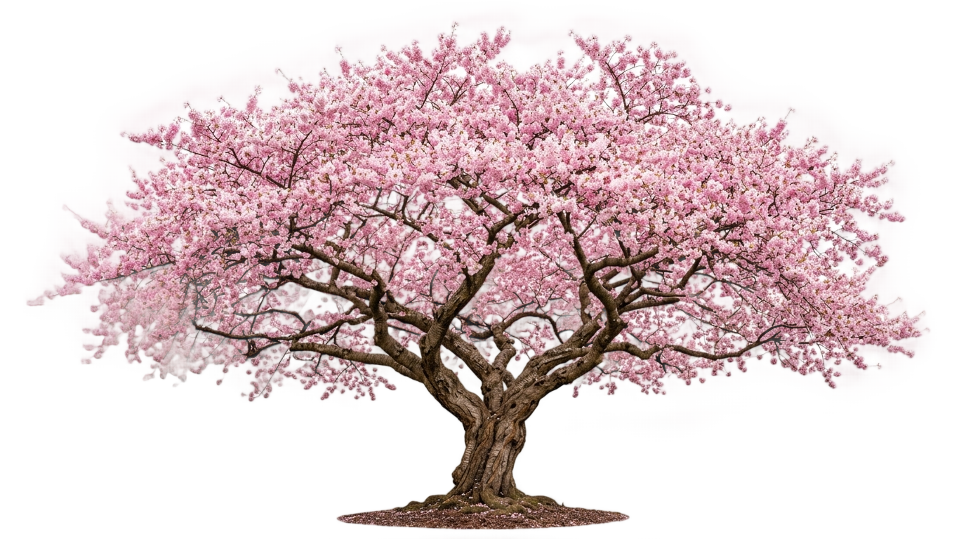 real cherry blossom tree png PNG transparent background