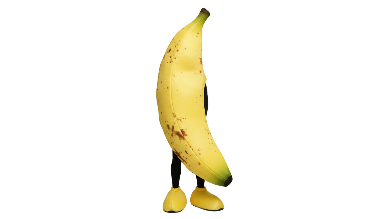 banana costume png PNG transparent background