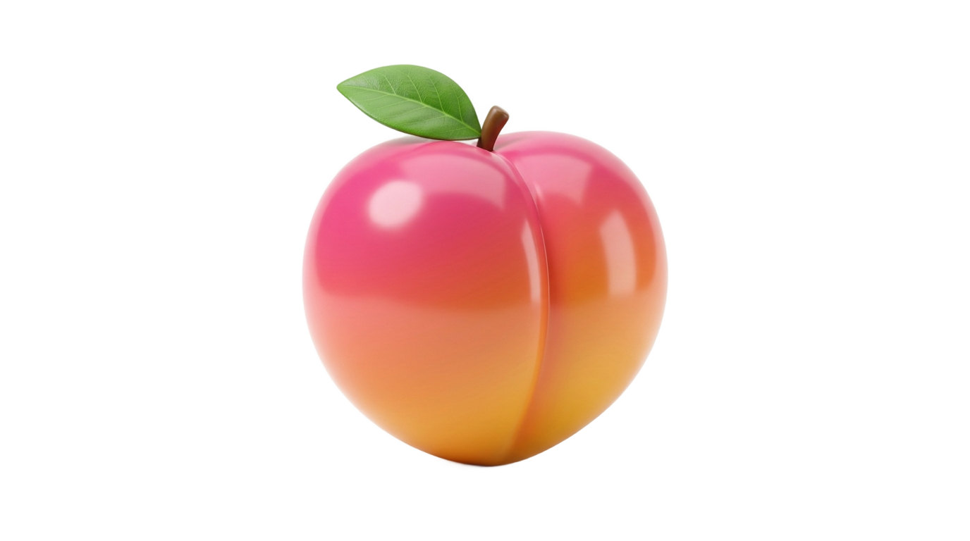 iphone peach emoji png PNG transparent background