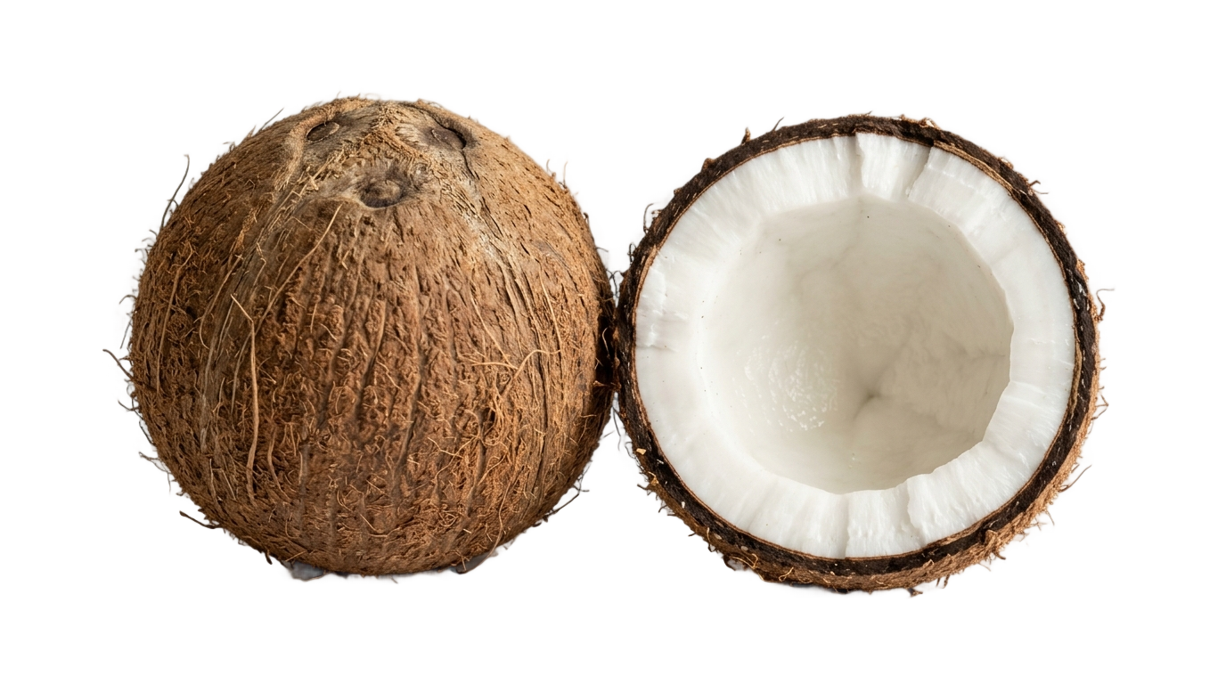 coconut illustration png PNG transparent background