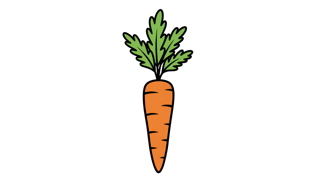 carrot clipart black and white png PNG transparent background