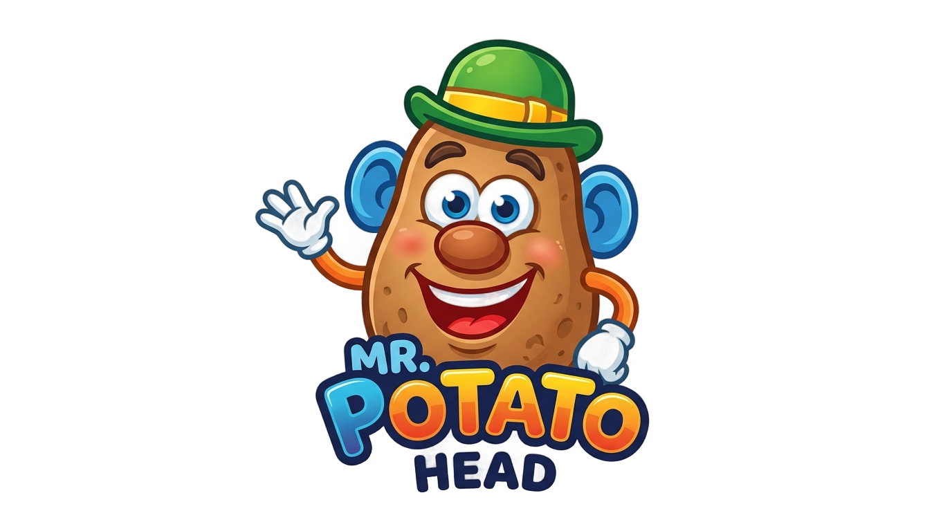 mr potato head logo png PNG transparent background