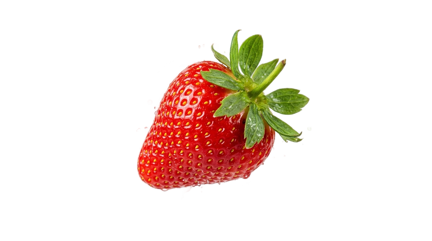 strawberry flying png PNG transparent background