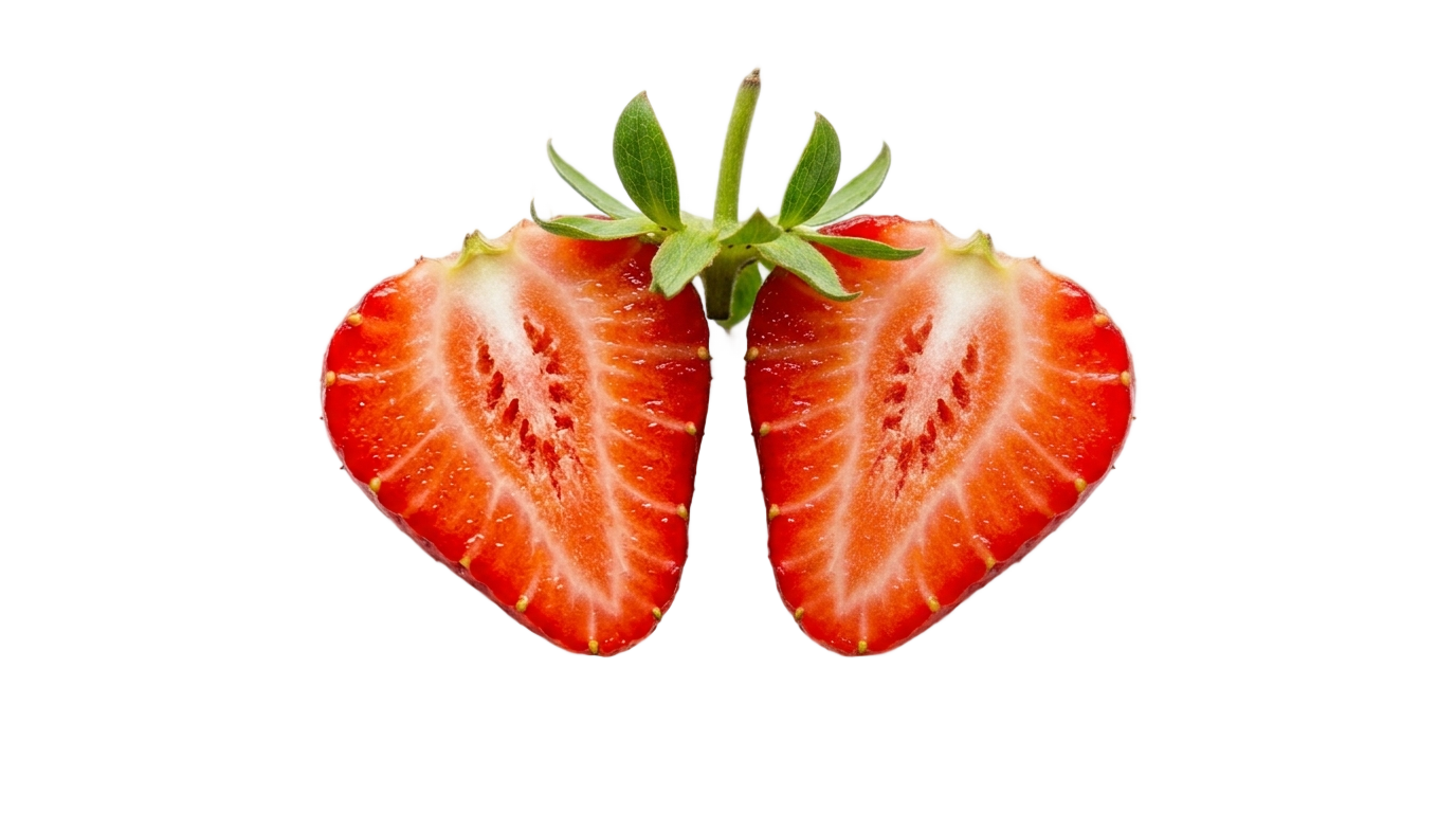 strawberry half png PNG transparent background