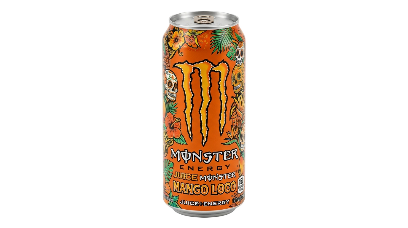 monster energy mango loco png PNG transparent background