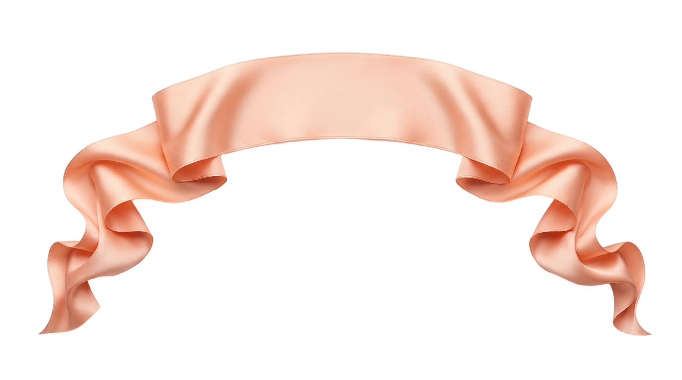 peach banner png PNG transparent background