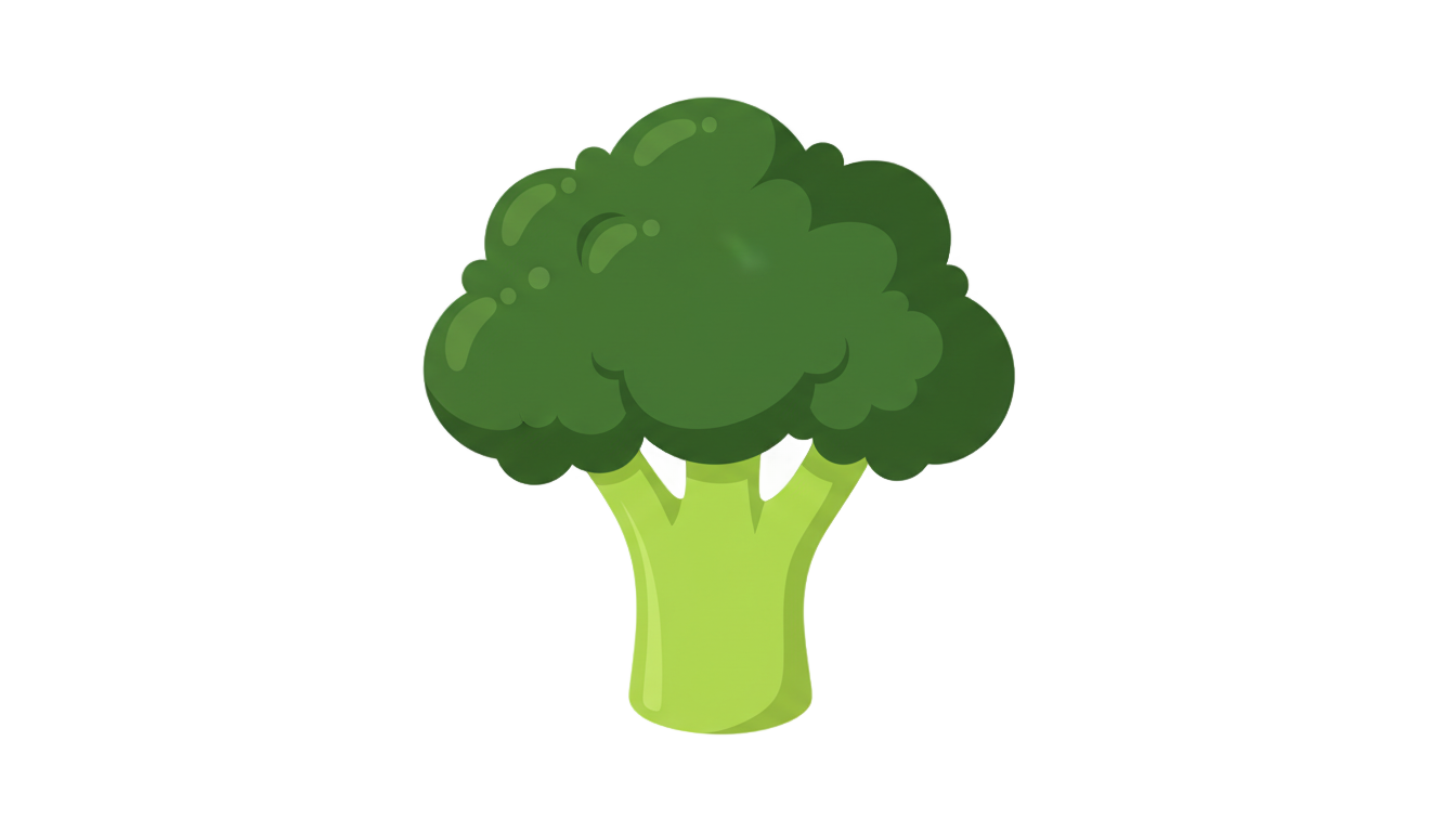 broccoli emoji png PNG transparent background
