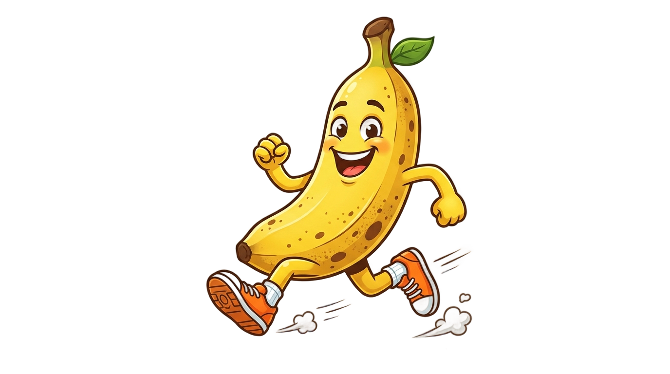 banana stumble guys png PNG transparent background