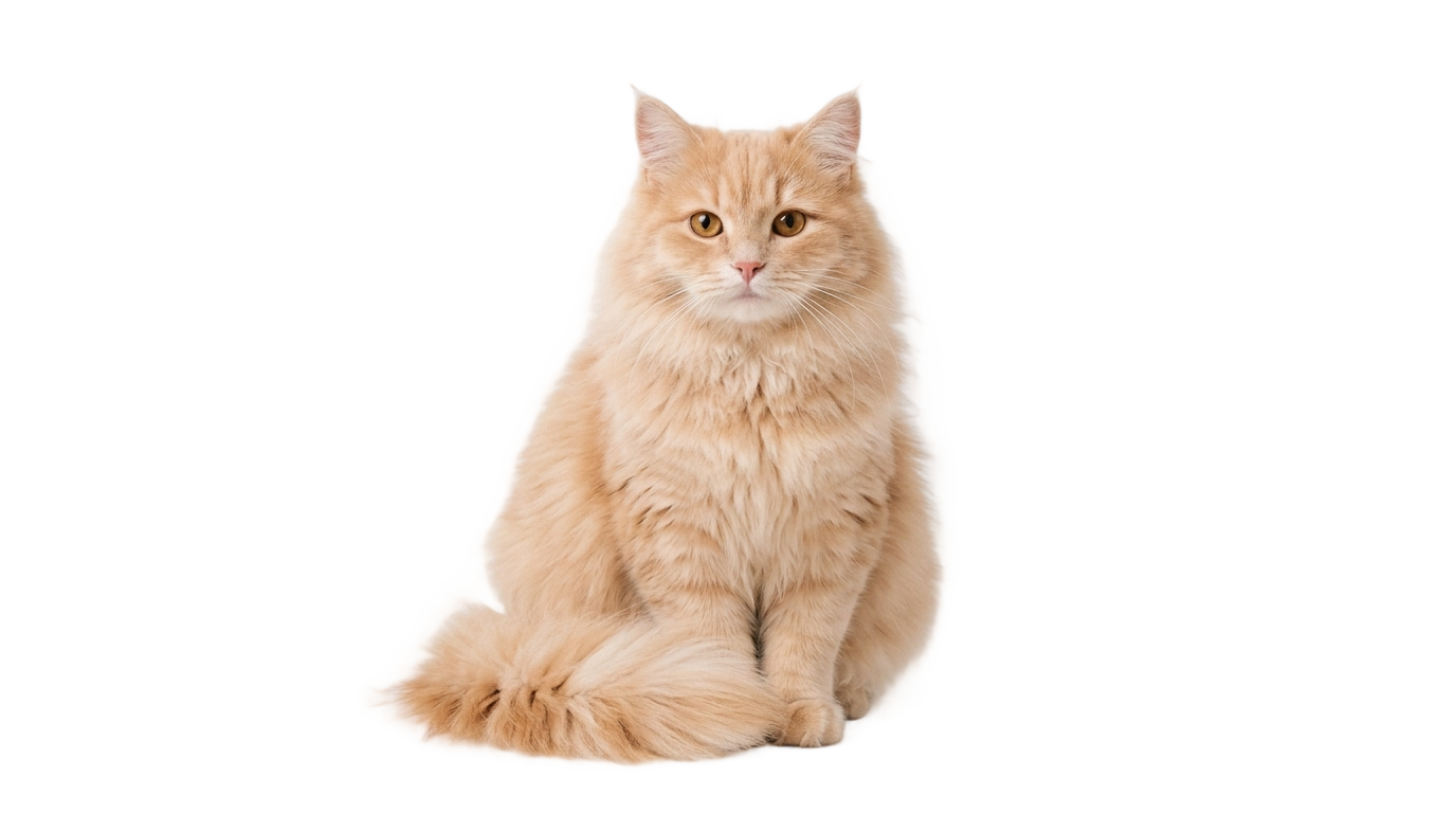 peach cat png PNG transparent background