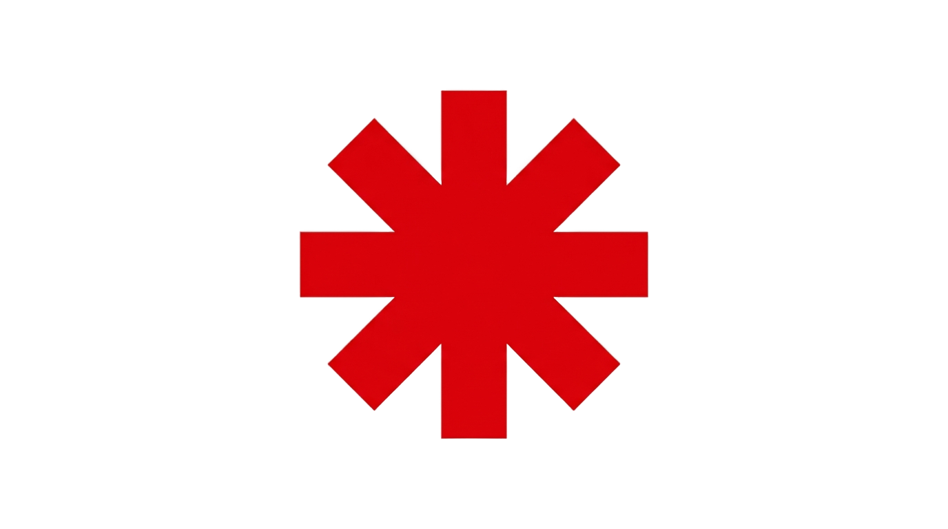 red hot chili pepper logo png PNG transparent background