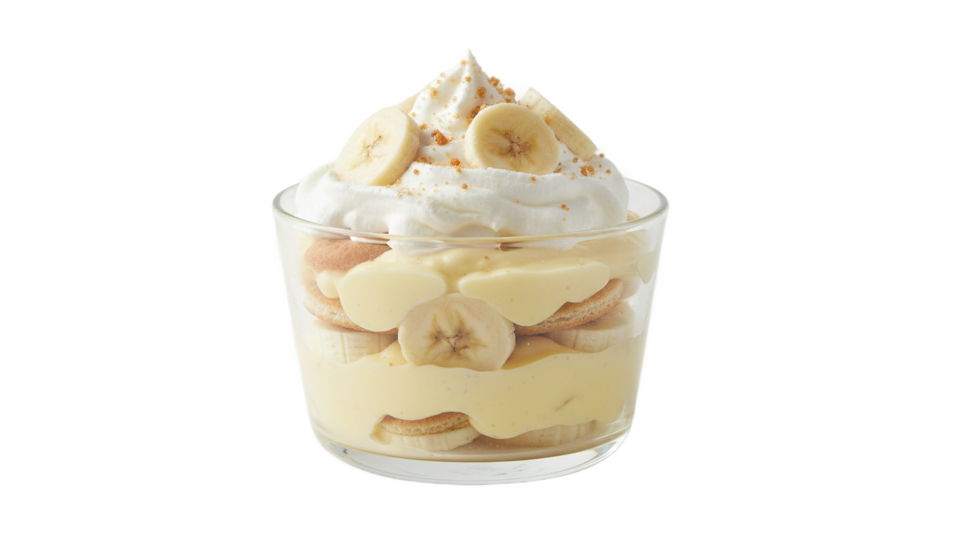 banana pudding png PNG transparent background