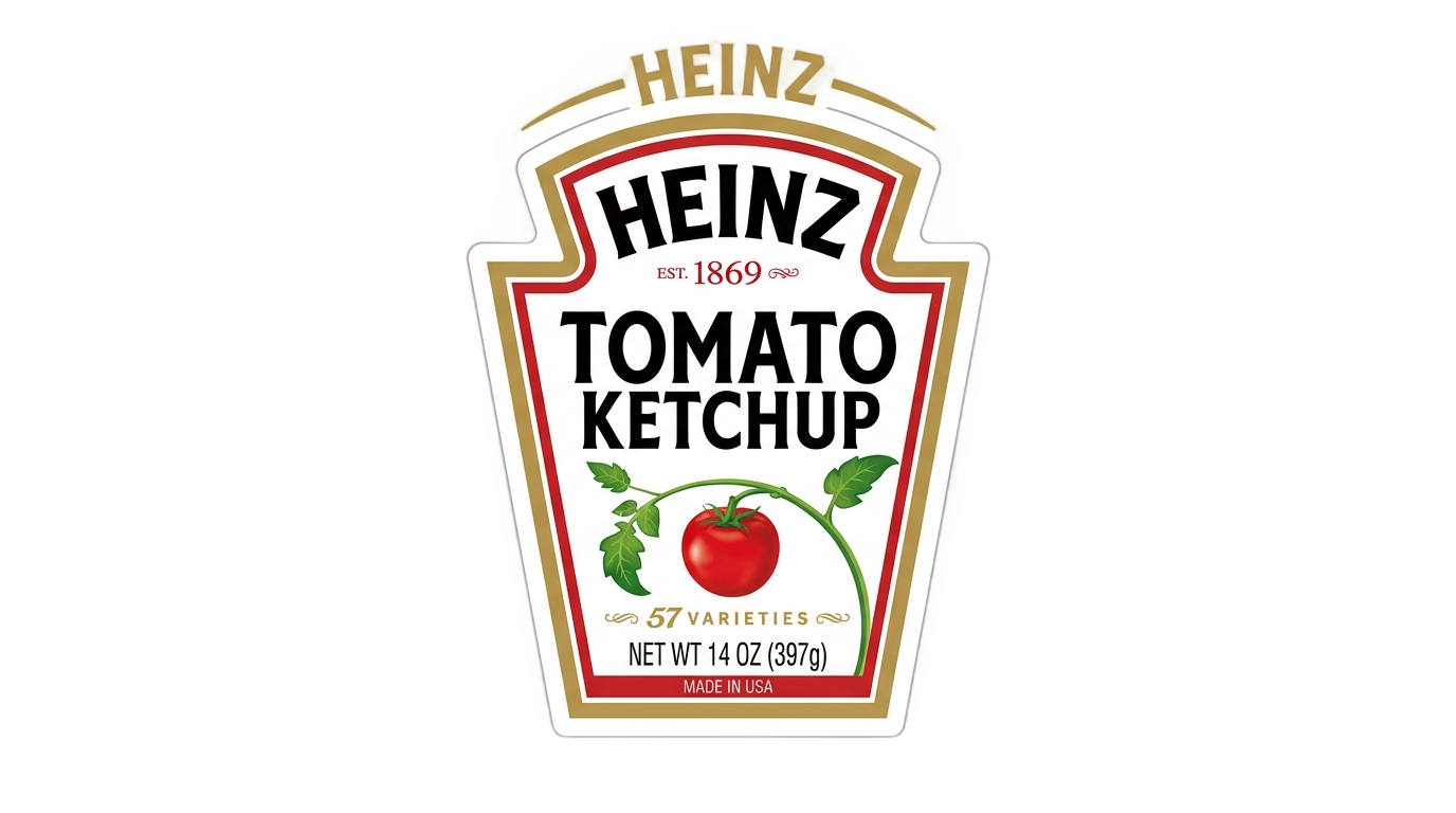 heinz tomato ketchup logo png PNG transparent background