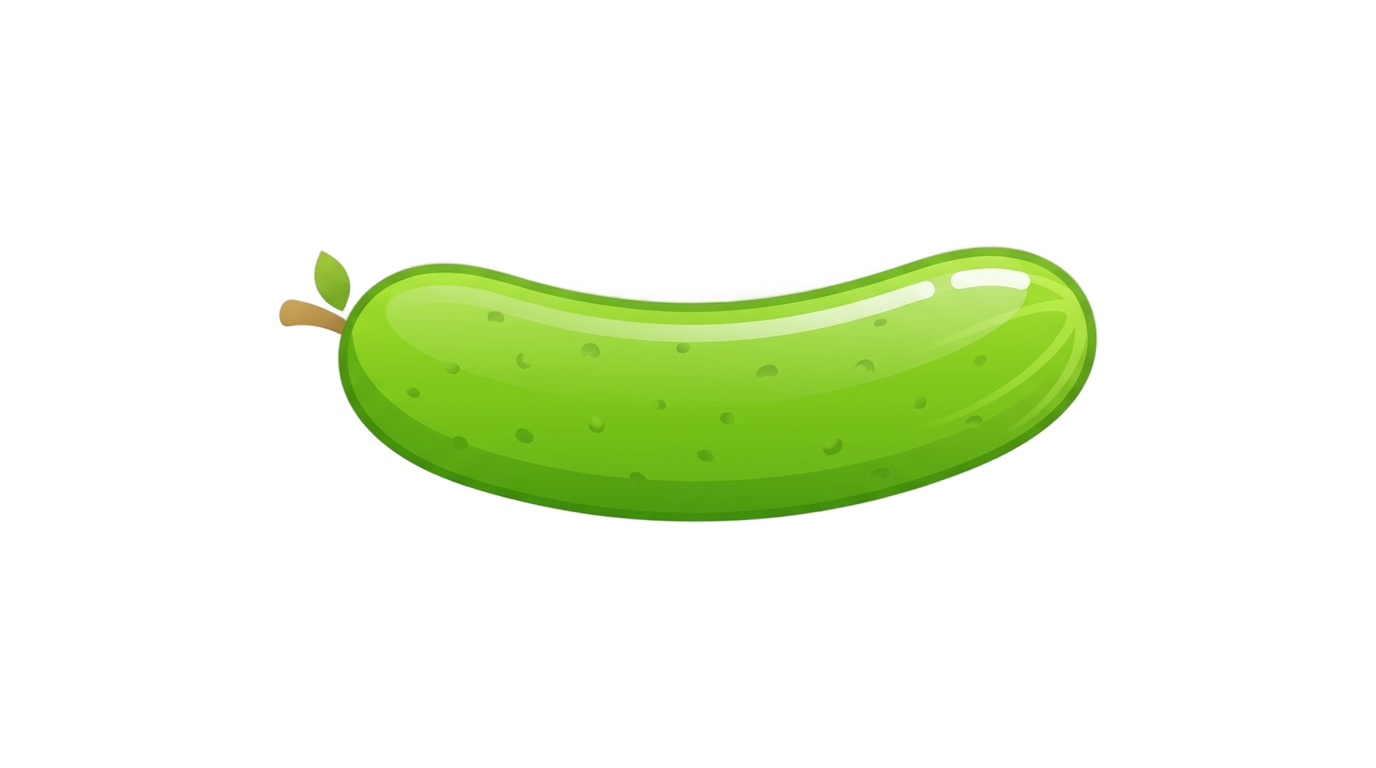 cucumber emoji png PNG transparent background