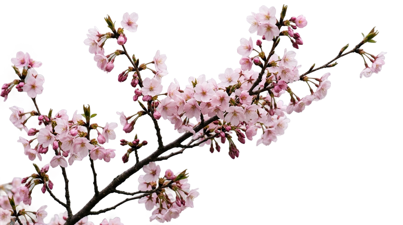 cherry blossom art png PNG transparent background