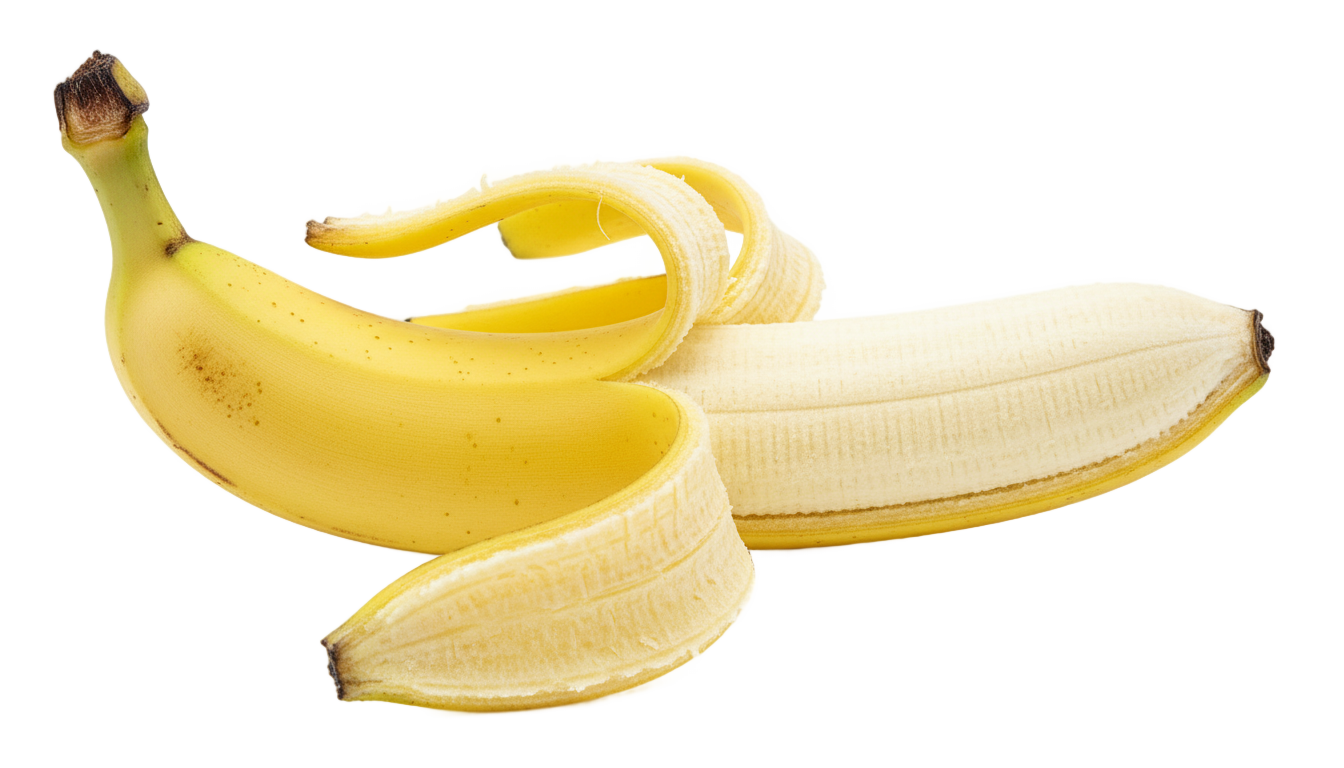open banana png PNG transparent background