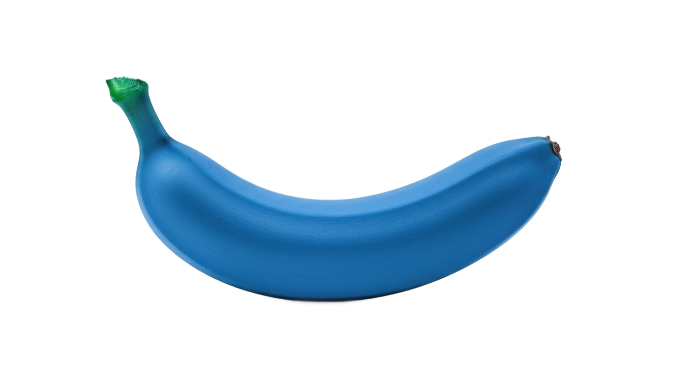 blue banana png PNG transparent background