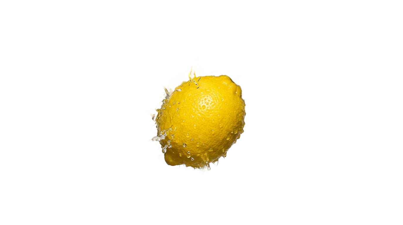 lemon splash png PNG transparent background