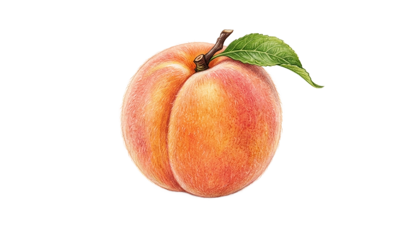 peach illustration png PNG transparent background