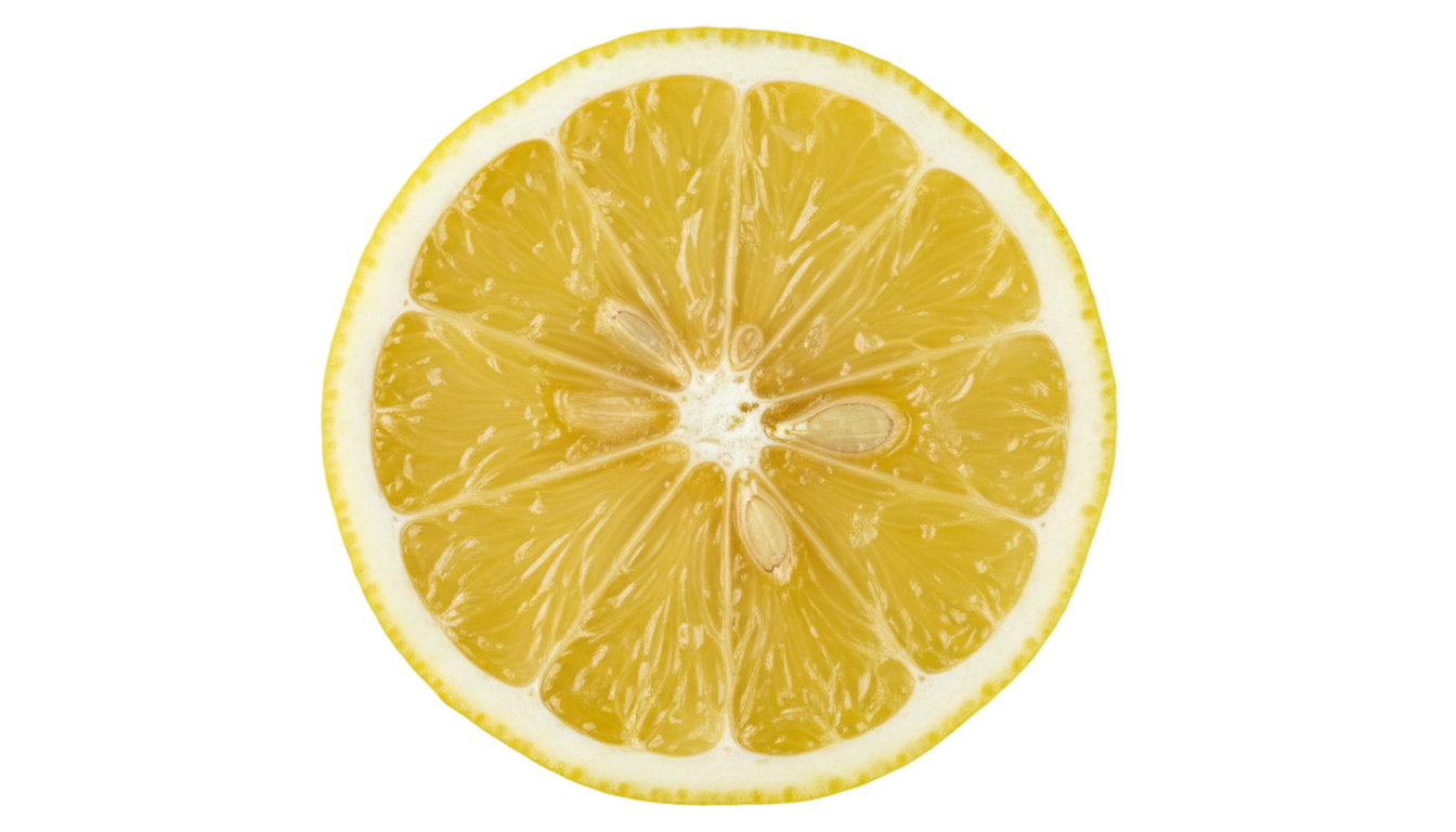 sliced lemon png PNG transparent background