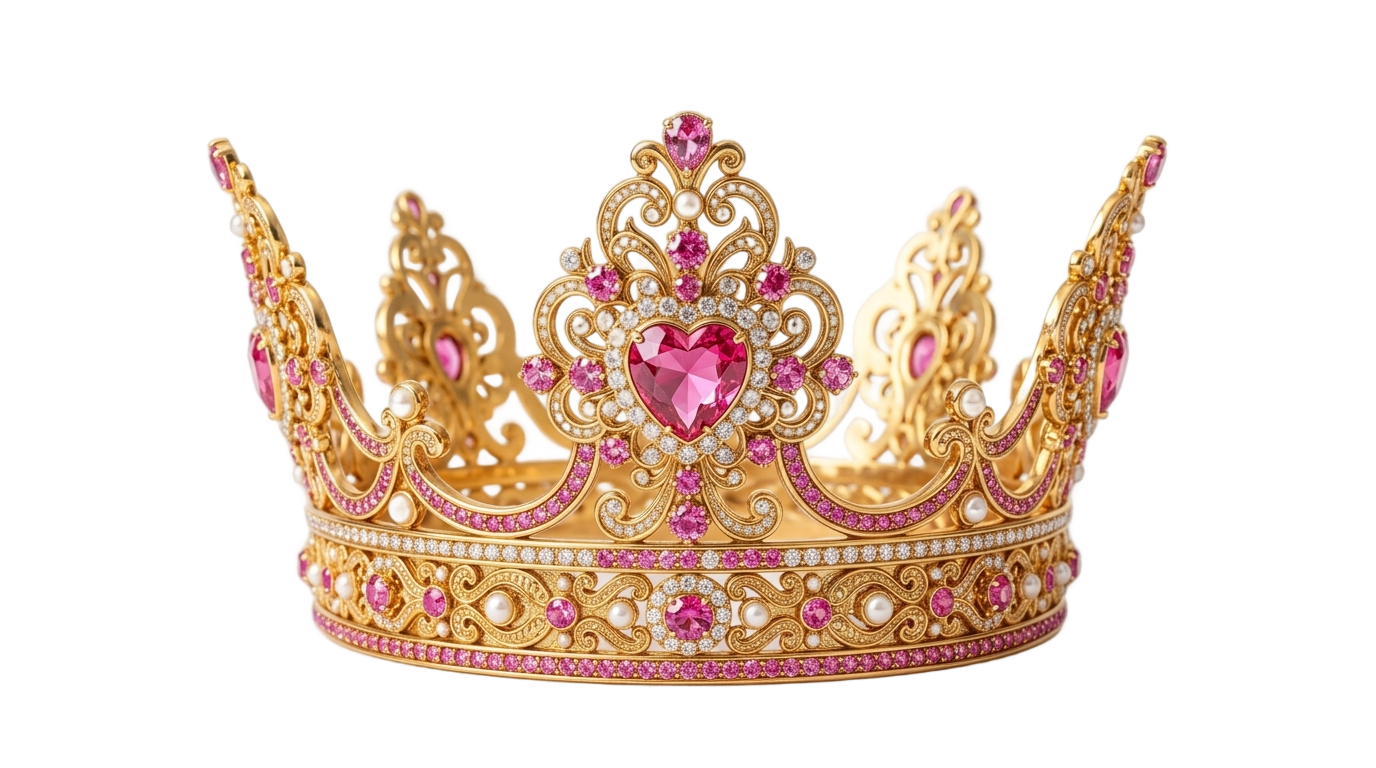corona de peach png PNG transparent background