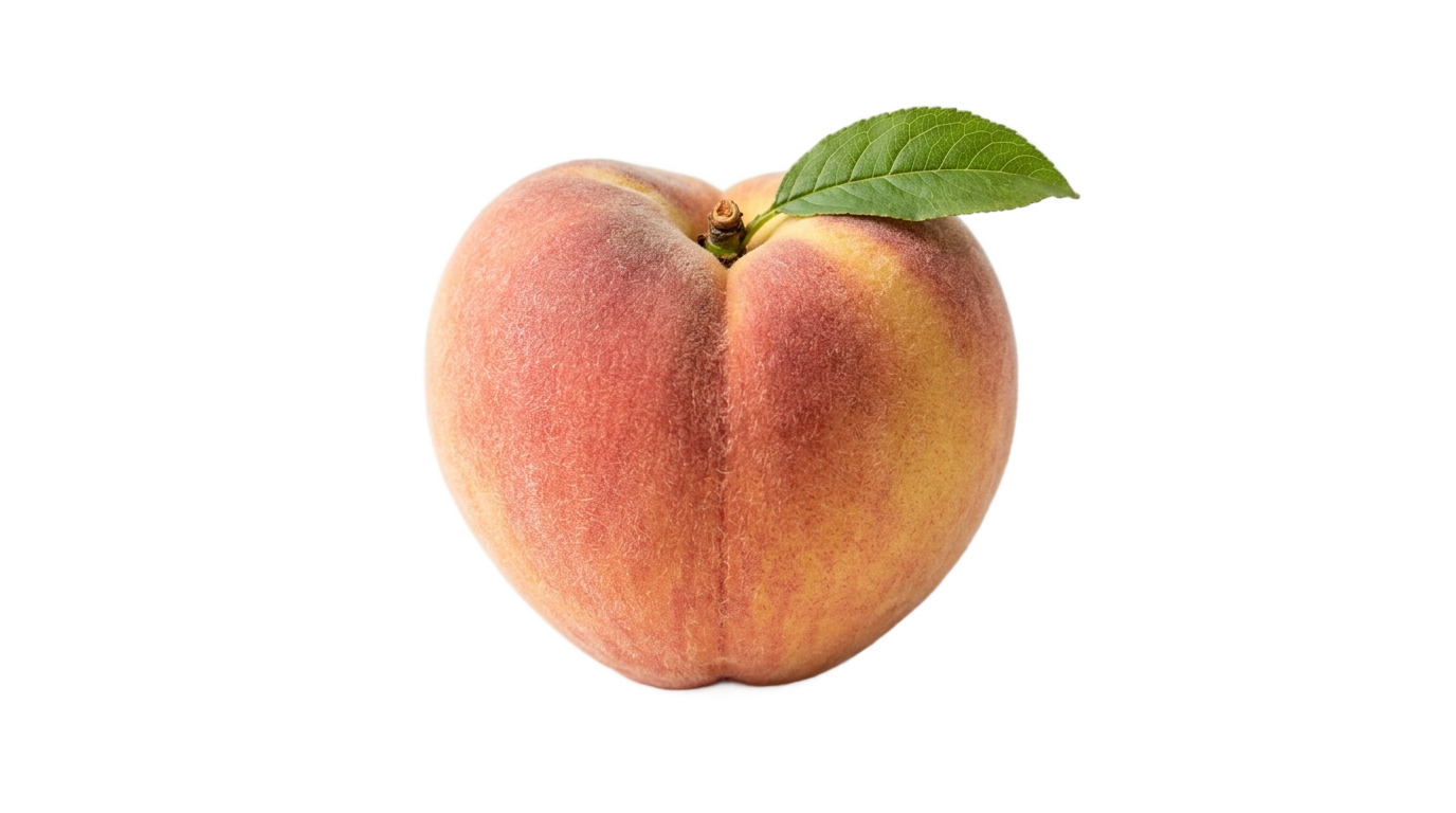 peach heart png PNG transparent background