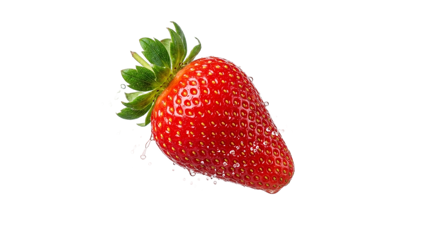 strawberry flying png PNG transparent background